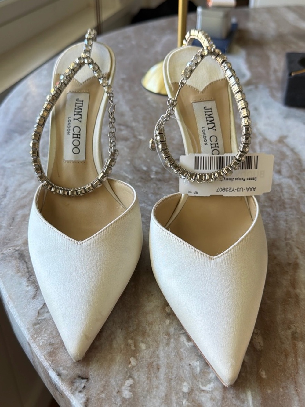 JIMMY CHOI SAEDA 100 IVORY